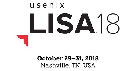 LISA18 Conference Program